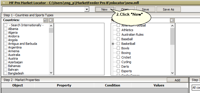 Create a new search template